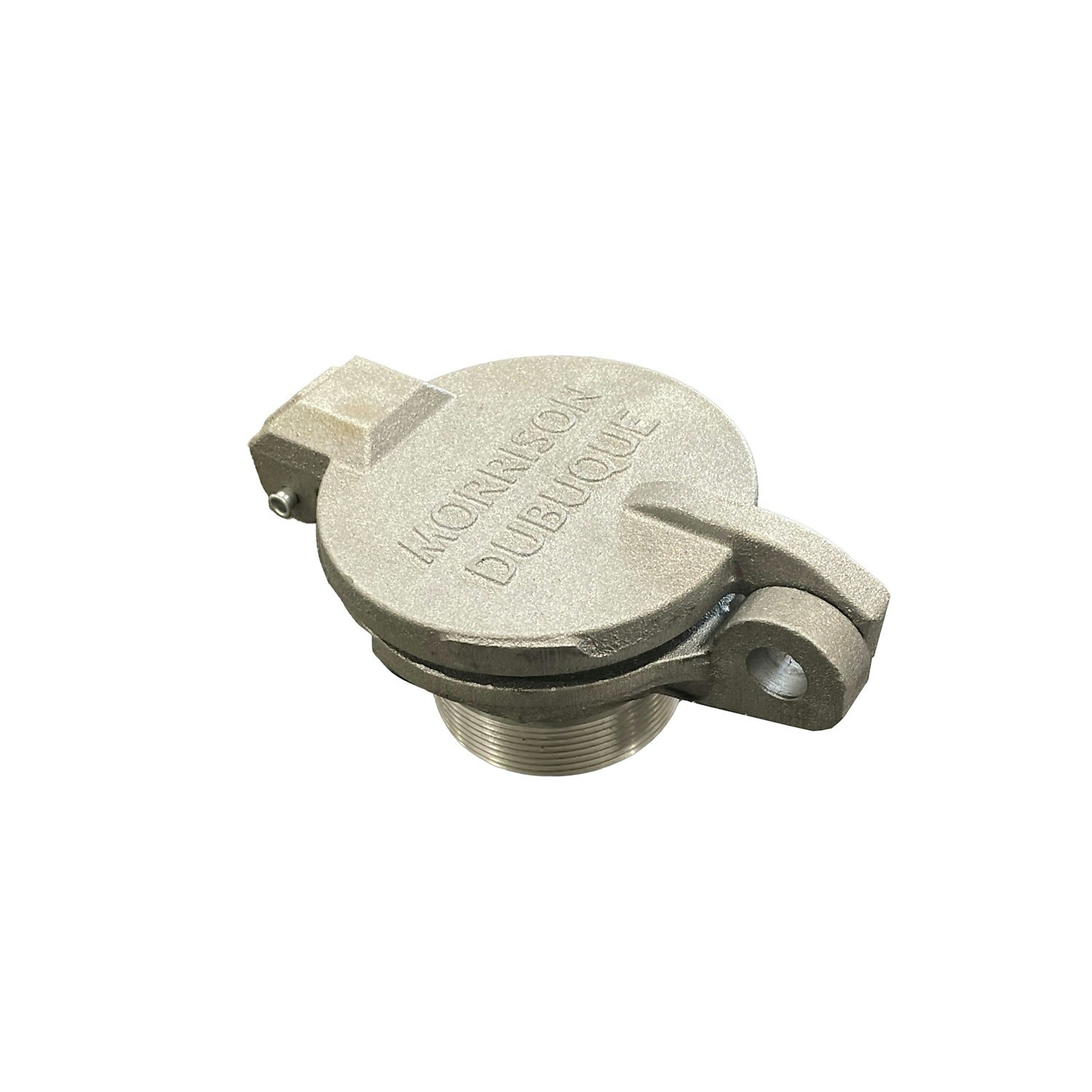 Rhino Tuff Tanks Flip Cap - Hinged Aluminum, 2in. Opening, Lockable, Model# RTT-4012-A